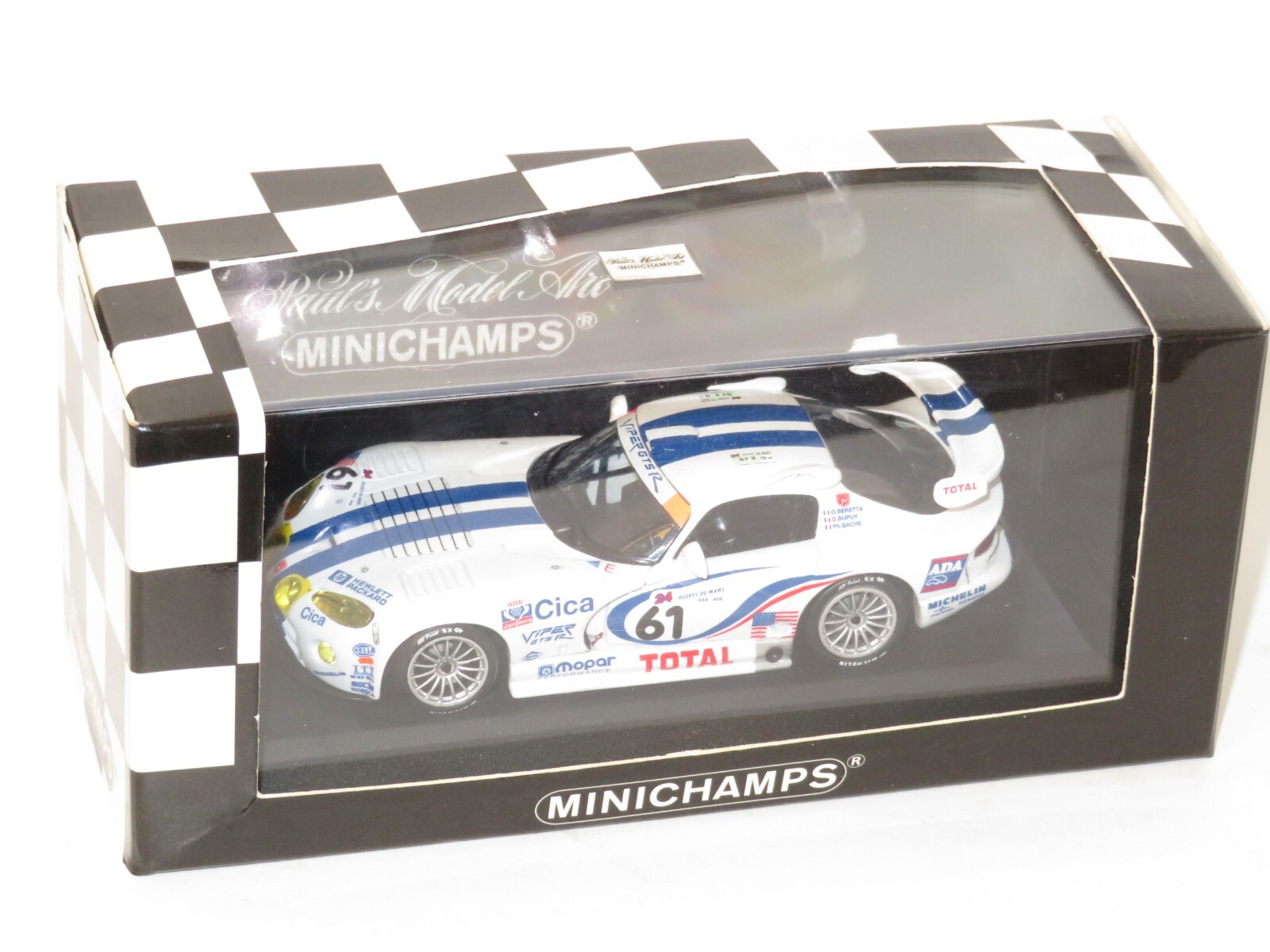 1/43 Dodge Viper GTS-R  Societe Viper Team Oreca  Le Mans 24 Hrs 1997 #61