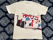 ULTRA RARE Marlboro x Team Penske x McLaren Formula 1 OVERPRINT Tee Made in USA