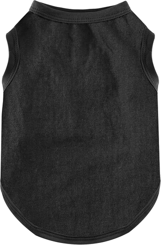 Dog Shirt Vest Clothes for Small Dogs Boy Girl Summer Solid Stretchy Puppy T-Shi - Picture 9 of 12