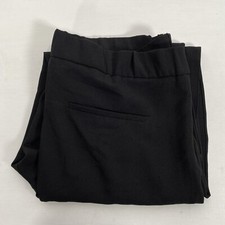 Bardot Womens Black Side Slits Light Dress Stretch Pants Size 10 Good Worn JNB76