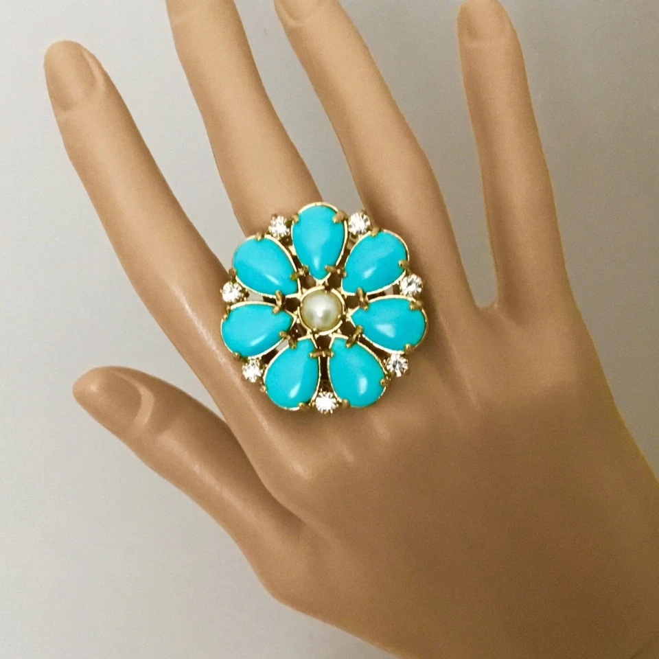 ANILLO KATE SPADE TURQUESA NUEVO CON ETIQUETAS Foto 2 de 4