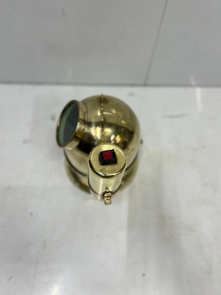 Saura Keiki Seisakusho Co. Ltd Brass Marine Small Boat Compass - Tokyo Japan - Image 4 of 4