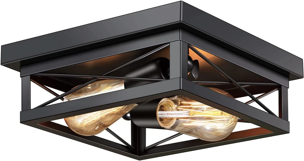 How To Change Bulb In Square Flush Mount Ceiling Light Shelly Lighting