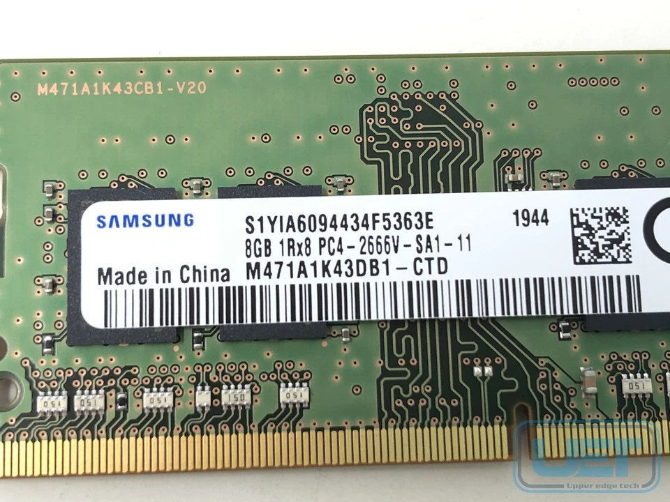 Memoria marca nombre portátil Samsung Hynix Nanya Elpida Micron Kingston probada Foto 2 de 3