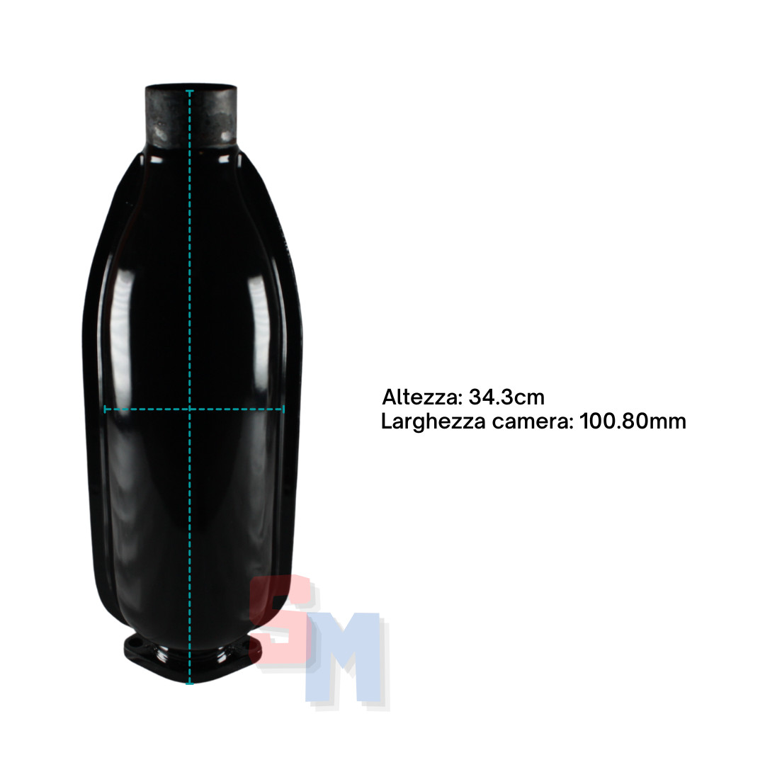 Marmitta Silenziatore Lombardini LDA 510 450 100 4LD 640 820 Lunga