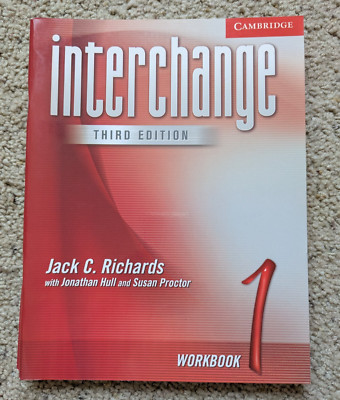 Interchange Workbook 1, Third Edition by Jack C. Richards 2007 & 2008 printings