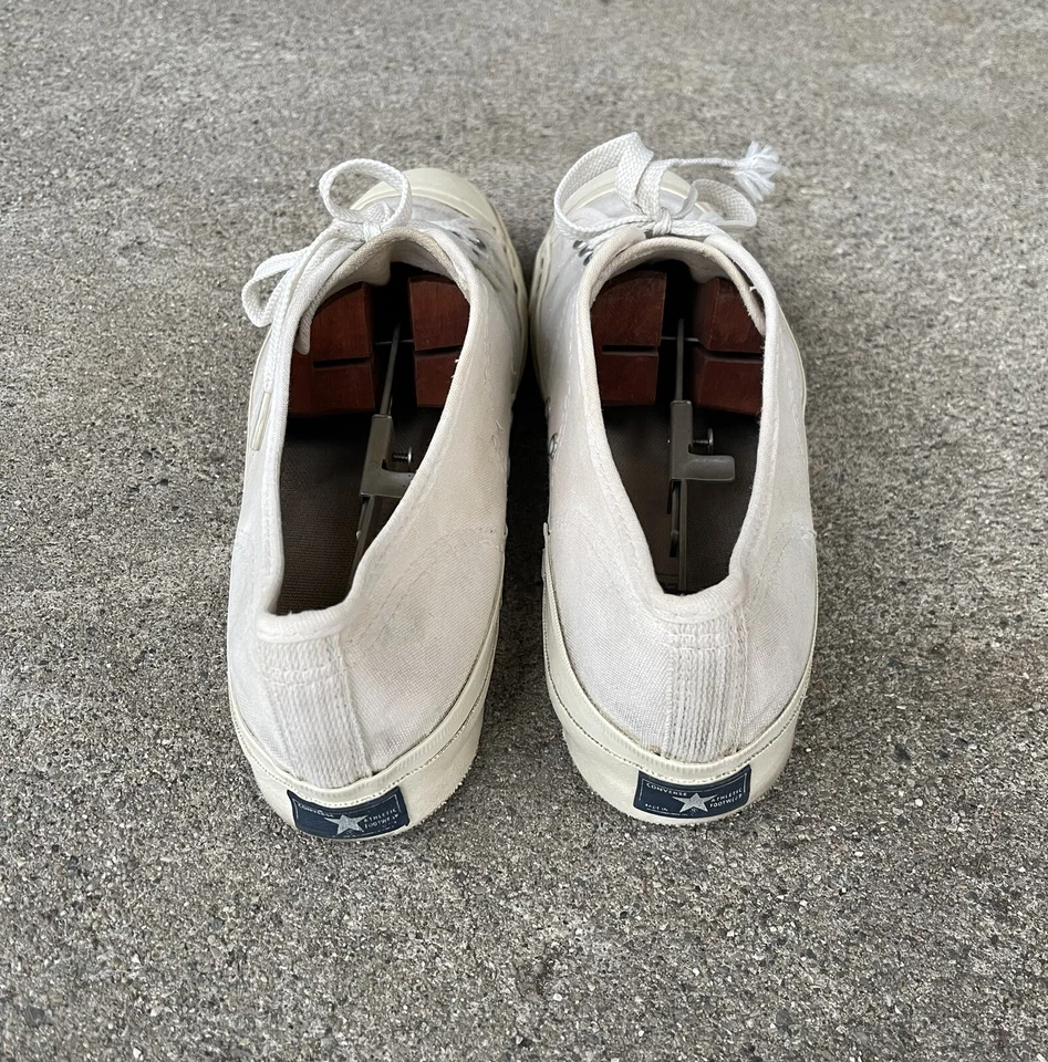 60s Converse Vintage Mens Net Star Low SIZE 13 Blue Label USA Tennis Shoe Kramer - Image 4 of 4