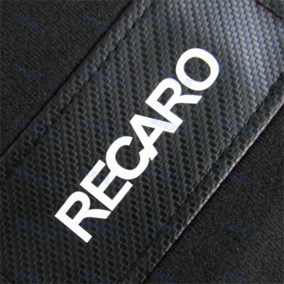 2PCS JDM RECARO Racing Seat Black Side Cover Repair Decoration Pad Seat Racing