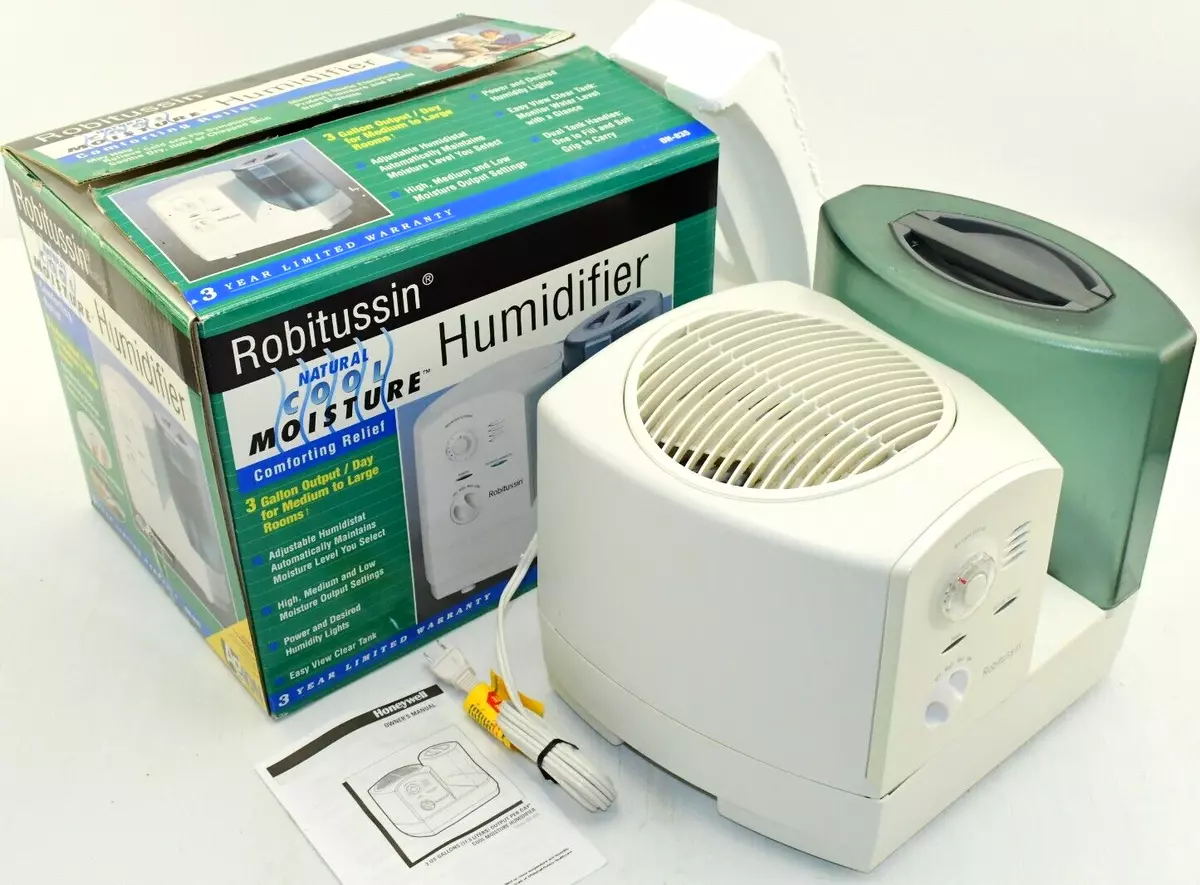 Robitussin Humidifier Natural Cool Moisture Comforting Relief 3 Gallon DH 835