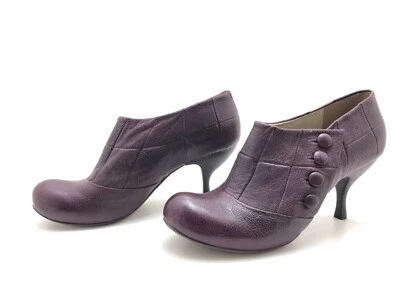 Clarks Damen Stiefel Gr. 40 Stiefeletten Halbstiefel Ankle Boots Komfort Lila - Bild 1 von 4