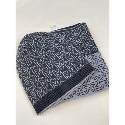 Michael Kors Unisex Gray Hat Scarf 64