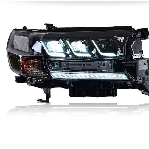 ✅For Toyota Land Cruiser 2016-2021 LED Headlight Assembly Set Turn Signal Lamp - Picture 2 of 8