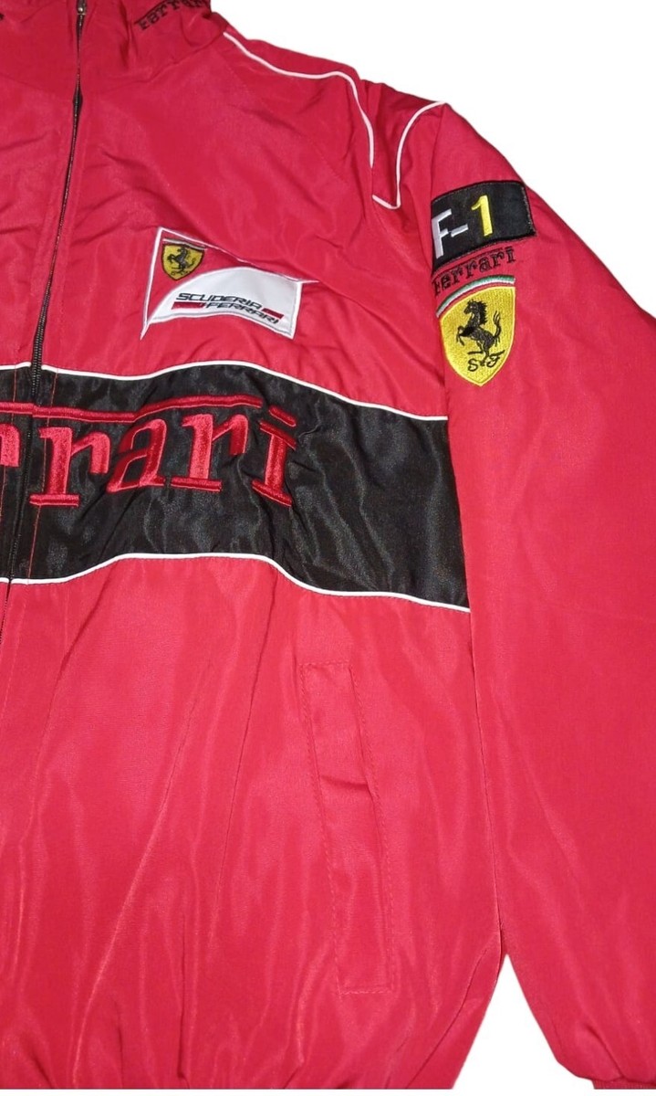 Jacket Ferrari F-1 Shell omp Bridgestone Sport Racing Red Jacket Ferrari F-1 Shell omp Bridgestone Sport Racing Red