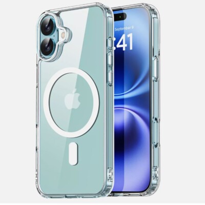 Clear Case for iPhone 16 Plus/17 Pro Max Non-Yellowing Shockproof Bumper Cover | eBay Clear Case for iPhone 16 Plus/17 Pro Max Non-Yellowing Shockproof Bumper Cover | eBay