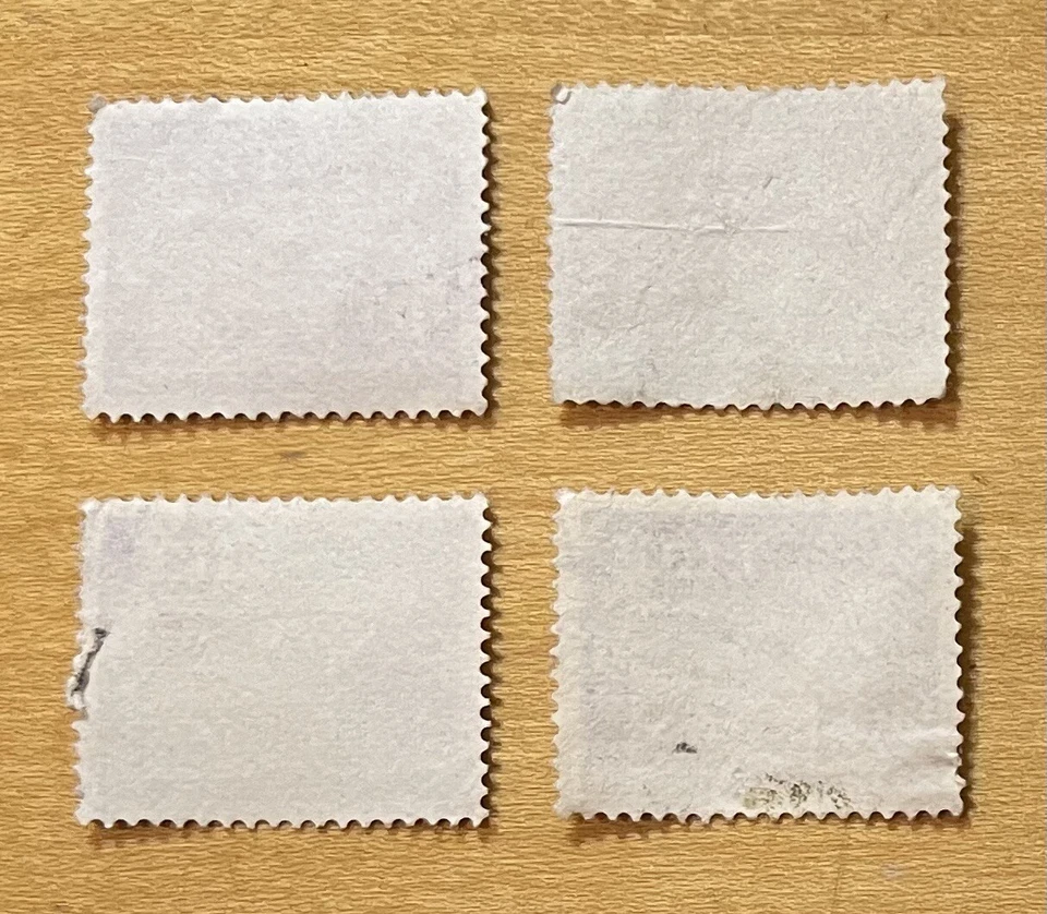 Lote de 10 estampillas postales Ireland Eire perro años 70 púrpura usadas Foto 2 de 2