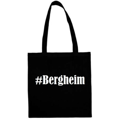 Tasche Beutel Baumwolltasche #Bergheim Hashtag Einkaufstasche Schulbeutel Turnbe