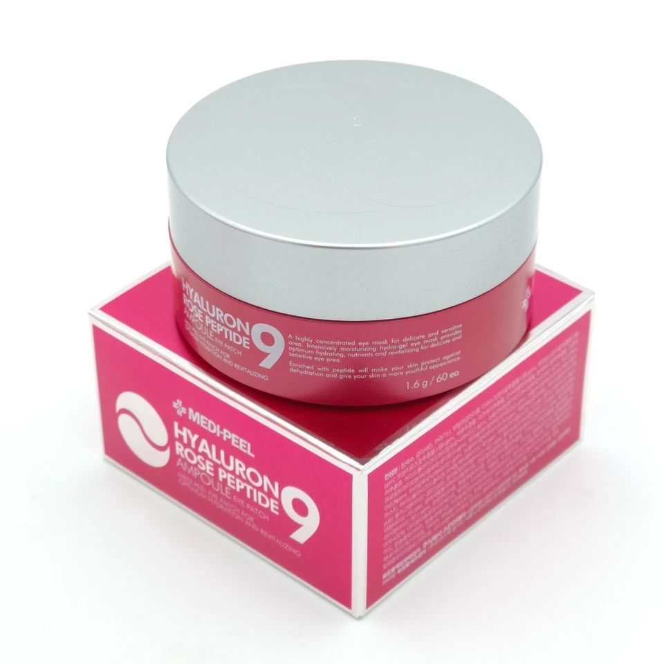 MEDI PEEL Hyaluron Rose Peptide 9 Ampoule Eye Patch 1.6g x 60ea K-Beauty - Image 3 of 4