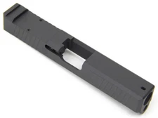 Slide for GLOCK 19 Gen3 RMR, Front and Rear Angled Serrations, in Black Cerakote
