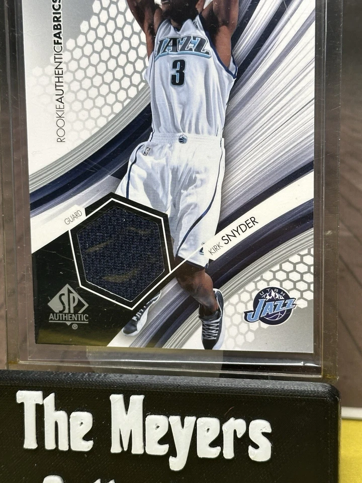 2004-05 SP Authentic Rookie Authentic Fabrics Kirk Snyder #RAF-KS Rookie RC🔥 - Image 2 of 3