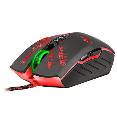 Gaming-Maus A4TECH, 6200 DPI, RGB-Hintergrundbeleuchtung, USB, Gamer Mouse