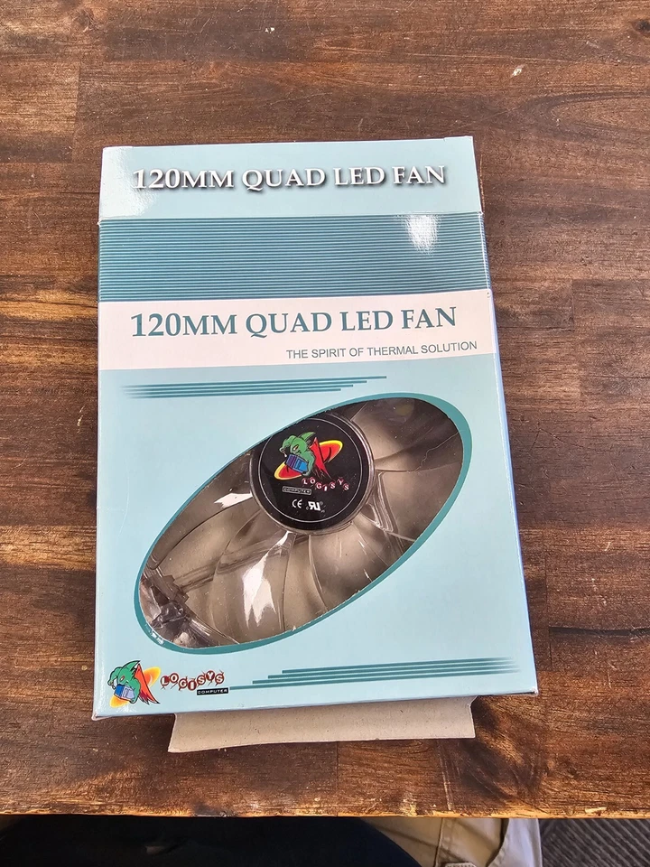 Logisys CF120RD 120mm Red LED Case Fan 12V 2000 RPM PC Cooling Fan - Image 4 of 4