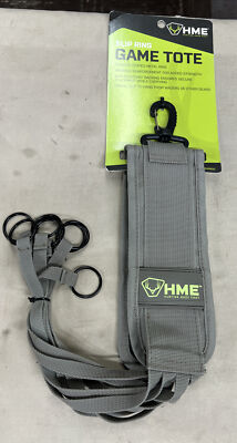 HME Hunting Made Easy - Slip Ring Game Tote Brown - W/Powder Coated Metal Rings