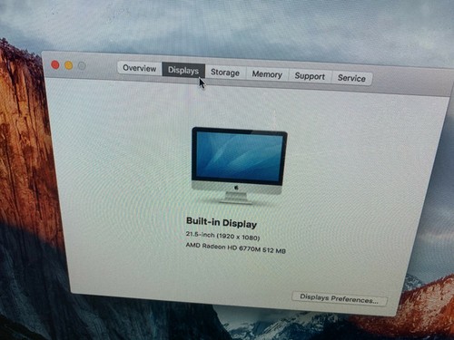 APPLE IMAC (MC812LL/A) ALL IN ONE PC / 1 TB HDD / 4GB RAM / MID 2011 - CORE I5 - Picture 5 of 12