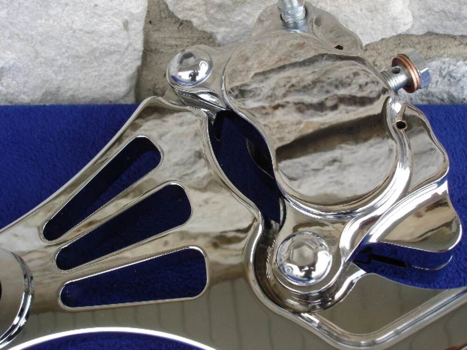 DNA CHROME REAR BRAKE SET FOR HARLEY SOFTAIL & CHOPPERS PARTS - Image 4 of 4