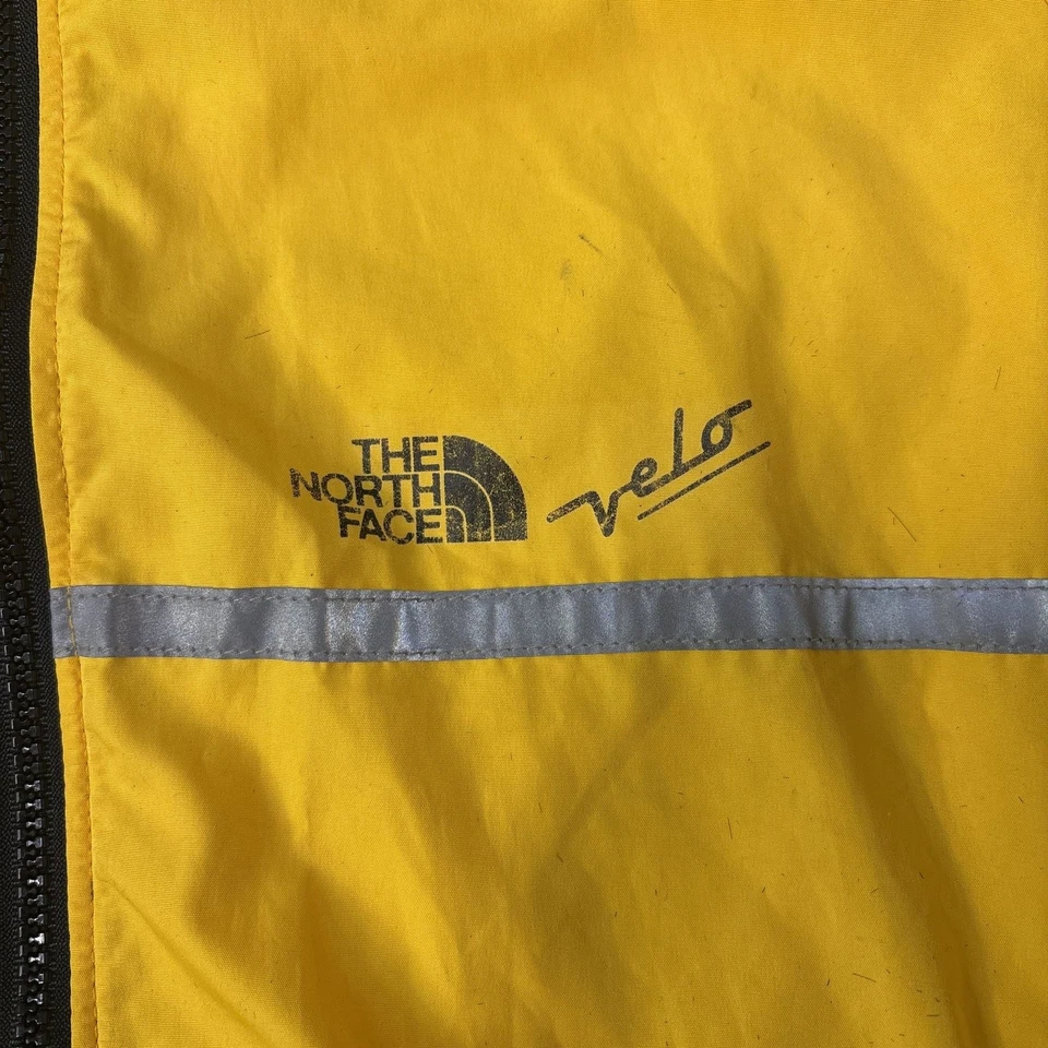 Vintage 90s The North Face Versa Tech Velo yellow windbreaker made In USA M - Image 4 of 4