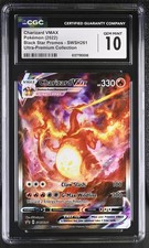 Pokemon Charizard VMAX SWSH261 Black Star Promo UPC - CGC 10