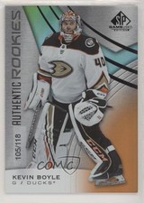 2019 SP Game Used Authentic Rookies Orange Rainbow 105/118 Kevin Boyle #124 o4u