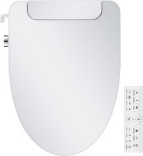 Electric Bidet Toilet Seat, Elongated, Warm Water with Air Dryer, Heated Seat...