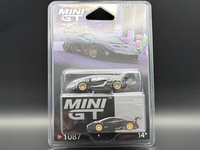 Mini GT LB-WORKS Lamborghini Aventador Matte Black #1087 1/64 | eBay