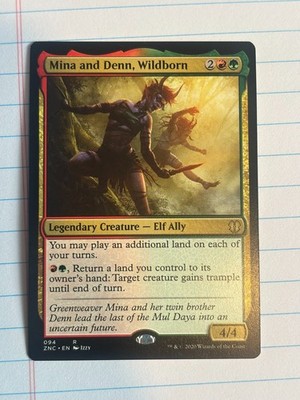 Mina and Denn, Wildborn Commander: Zendikar Rising Regular Magic the Gathering