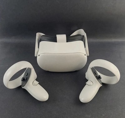 Oculus Quest 2 Virtual Reality Headset 256GB White Both Controllers
