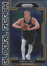 Nikola Jokic 2021-22 Panini Prizm Global Reach Insert Card