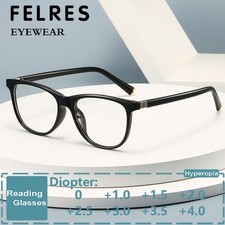 Women Cat Eye Blue Light Blocking Reading Glasses Clear Lens Presbyopic Glasses
