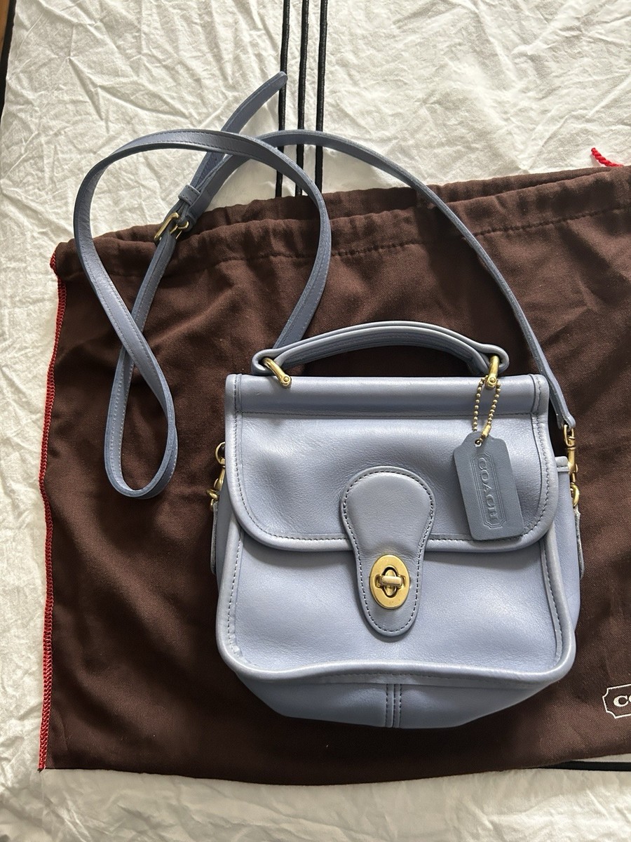 Rare Vintage Coach Winnie Leather Bag in Periwinkle 9023 | eBay