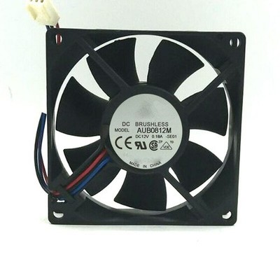 AUB0812M 8025 80x25mm DC Brushless Cooler Cooling Fan 12V 0.18A 3Pin B112