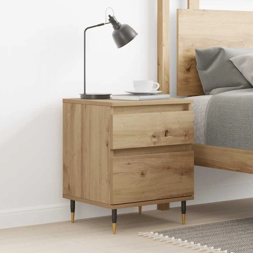 Bedside Cabinet, Bedside Cabinets, Comodino vidaXL - Immagine 3 di 4