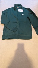 NIKE SPORTSWEAR HALF ZIP FLEECE SZ M MEDIUM GREEN NWT