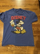 Mickey Mouse and Donald Duck vintage Disney store T-shirt Size Large