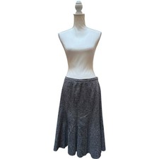 Jones New York Collection Petite Metallic Knit A-Line Midi Skirt Women s 10P