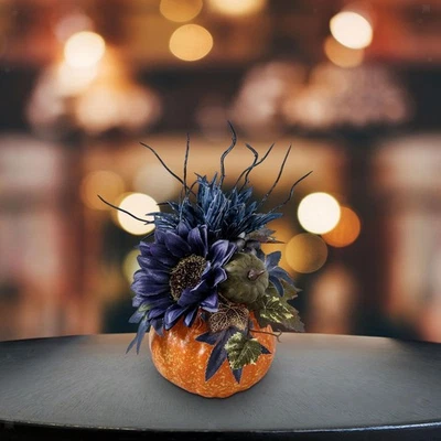 Simulation de citrouille d'Halloween Modèle de citrouilles pour jardin - Photo 1/4