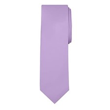 Solid Color Men's Regular Tie Lavender