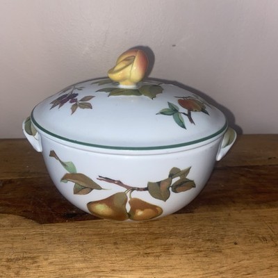 Royal Worcester Evesham Vale Keramik Deckel Kasserolle oder Servierschale 500ml