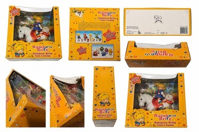 Rainbow Brite Twink & Starlite Poseable Doll Horse Toy 2003 New Damaged Box