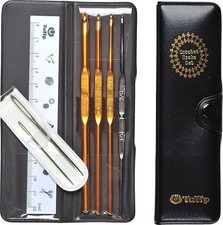Tulip ETIMO Crochet hook with grips needle Set TER-15 Knitting Pink Japan