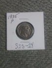 1935 5C Buffalo Nickel 515-14