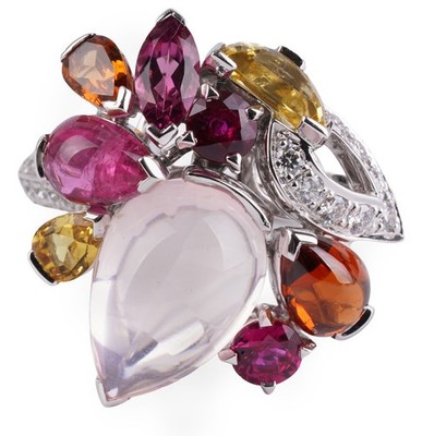 Cartier Meli Melo Sorbet Ring FullSet 750 Gold RG 52 - very rare DÉLICES DE CART